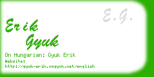 erik gyuk business card